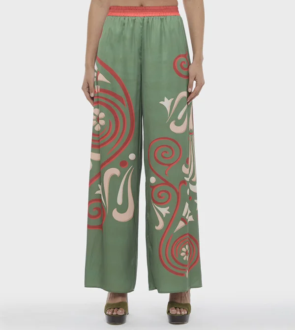 بي سي بي جي BCBG PLACEMENT PRINTED PANTS