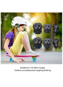 Beauenty Kid/Youth/Adult Knee Pads Elbow Pads Wrist Guards Protective Gear Set， Cycling Skating Roller Skateboard Bike Scooter Outdoor Sports Sports Protective Gear Safety  - Image 2
