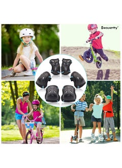 Beauenty Kid/Youth/Adult Knee Pads Elbow Pads Wrist Guards Protective Gear Set， Cycling Skating Roller Skateboard Bike Scooter Outdoor Sports Sports Protective Gear Safety  - Image 5