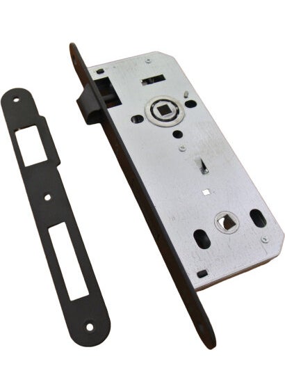 AZM Dooraks Black Bearing Oval WC Lock 40 mm  - Image 1