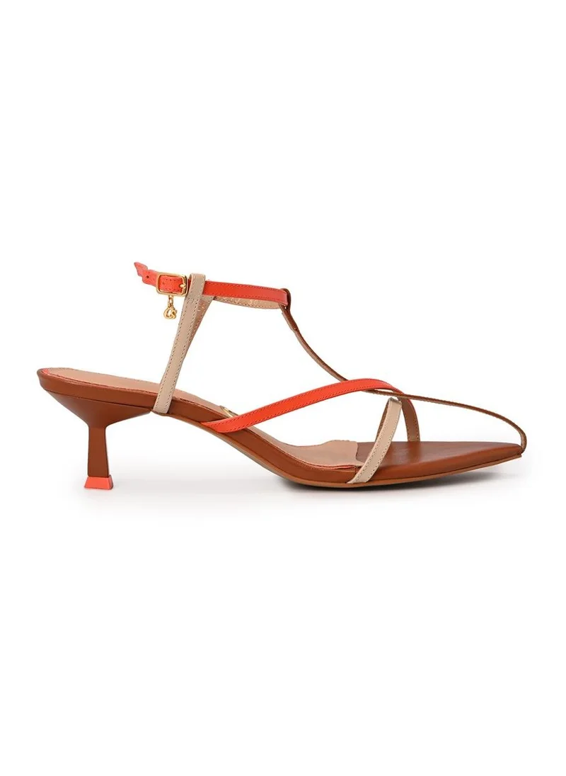 Carmen Steffens Brown Delicate Straps Sandal
