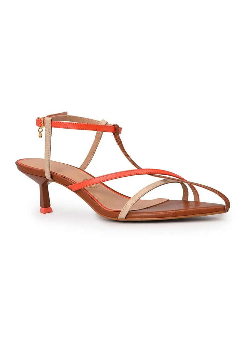 Carmen Steffens Brown Delicate Straps Sandal