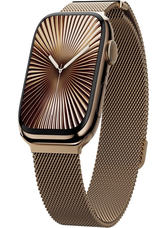 MAGEASY Milanese Band for Apple Watch Series 11, Ultra 3, SE3 - Magnetic iWatch Bands for Women, Strong Magnets | for 44mm 45mm 46mm 49mm Apple Watch 1-7/8/9/10/11/SE2/SE3/Ultra2/Ultra3 - Image 1