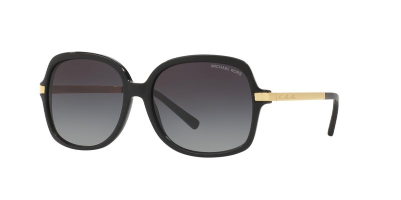 Michael Kors MK2024 Adrianna II Sunglasses, Black/Light Grey Gradient, 57 mm - Image 2