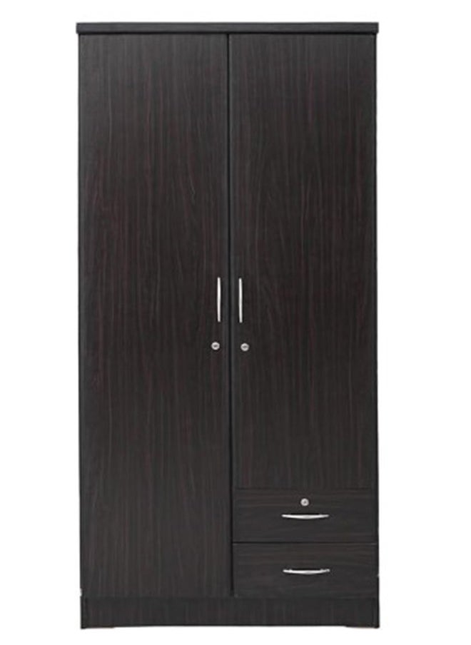 MAF furniture MAF 2 Door Wooden Wardrobe, MAF-622 Cabinet,Cupboard Of Engineered Wood With 1 Lockable Drawer Perfect Modern Stylish Heavy Duty Color WG 50D x 80W x 190H  - Image 1