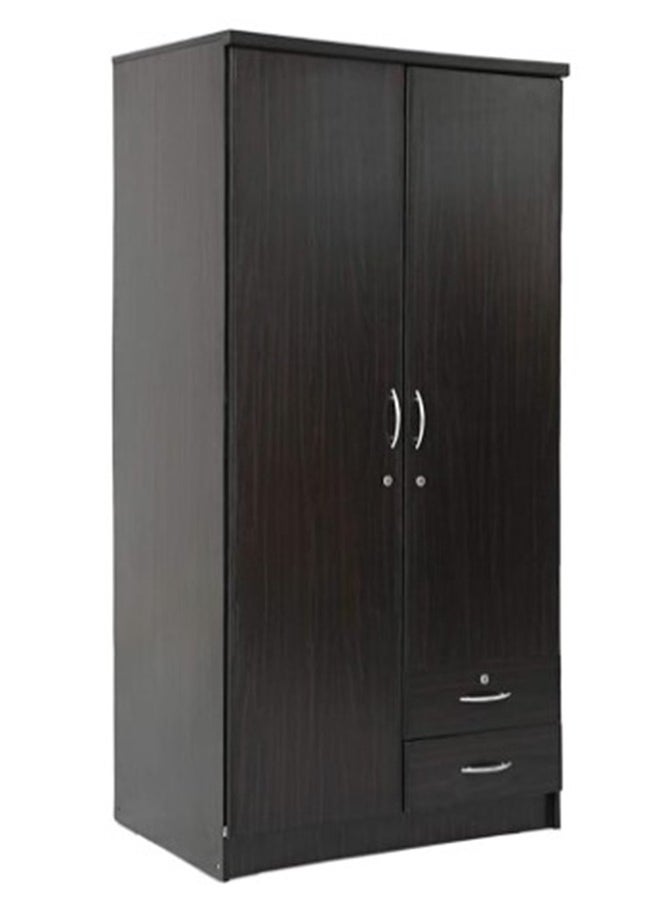 MAF furniture MAF 2 Door Wooden Wardrobe, MAF-622 Cabinet,Cupboard Of Engineered Wood With 1 Lockable Drawer Perfect Modern Stylish Heavy Duty Color WG 50D x 80W x 190H  - Image 2