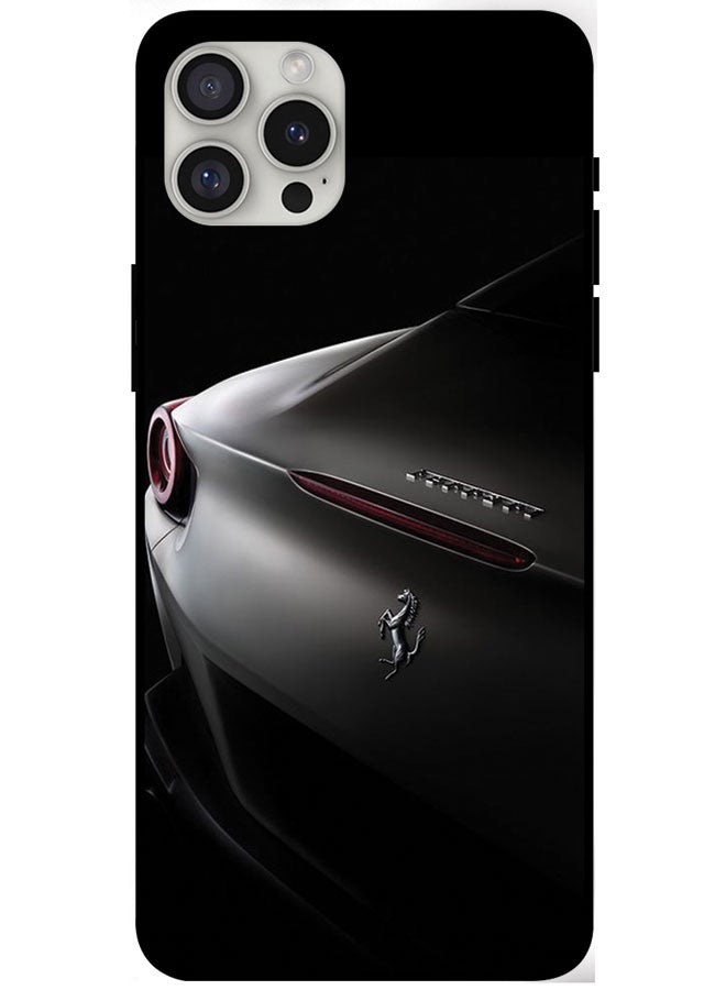 Protective Premium Quality Case Cover For Apple Iphone 16 Pro Max (2024) Ferrari 812 Multicolor