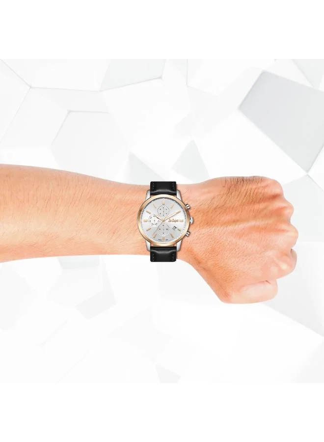 لي كوبر Men's Leather Multi Function Watch LC08085.531 - 44 mm