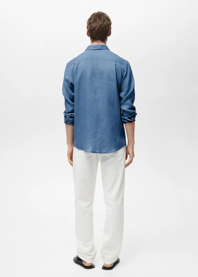 Mango Man Linen 100% shirt
