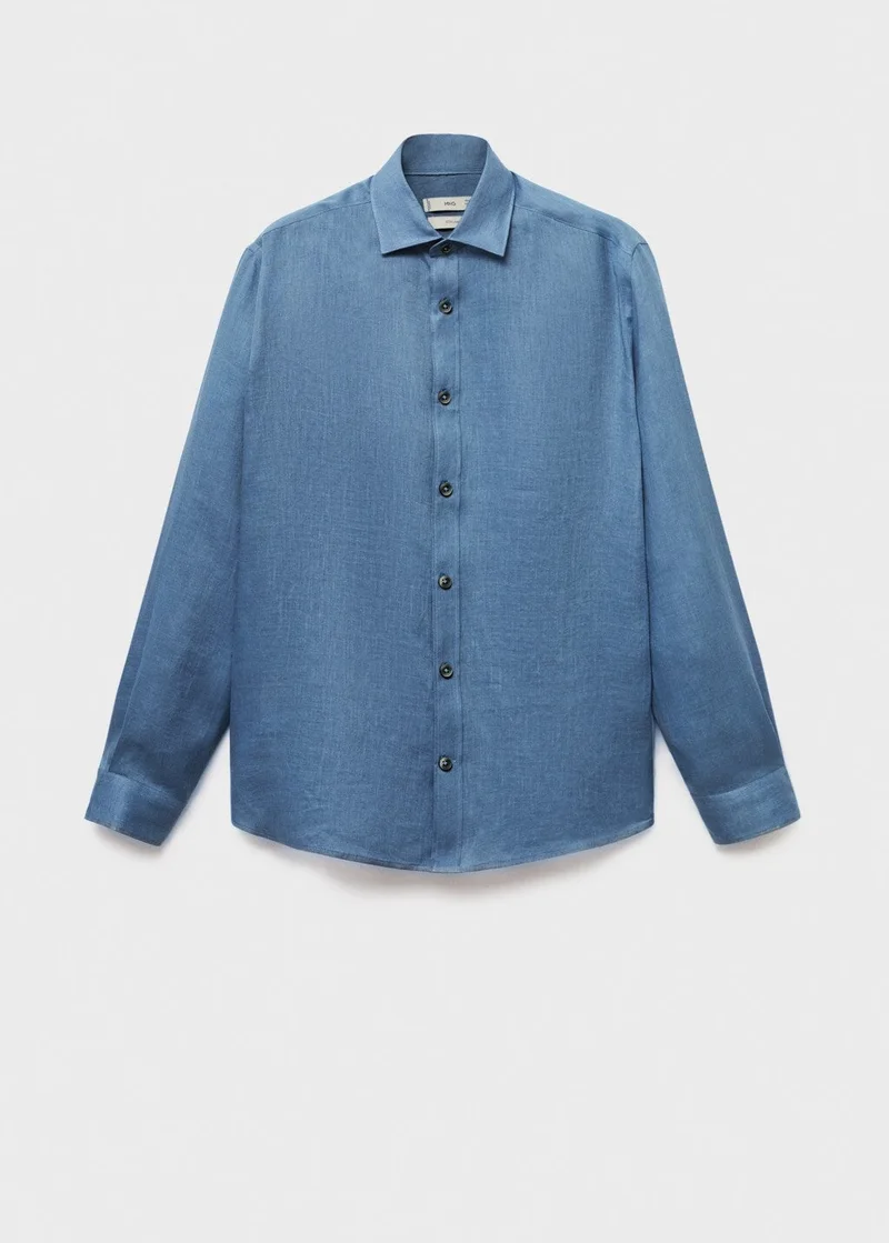 Mango Man Linen 100% shirt