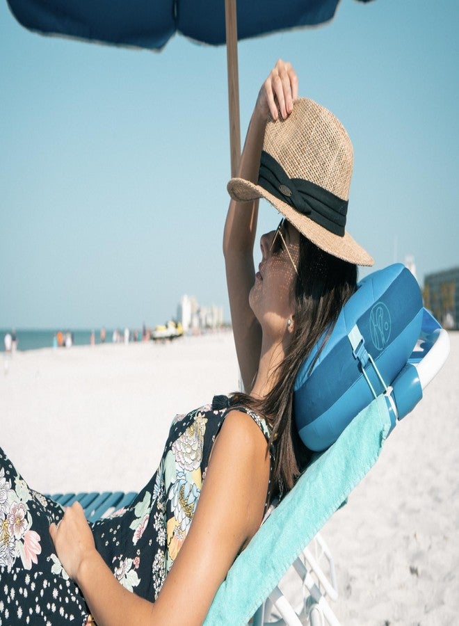 Ballast Cool Combo Beach Pillow - One Inflatable Pillow + One Cooling Pack Bundled Together, The Best Way to Chill at The Beach, Pool, Or Camping (Ocean Blue) - Image 5