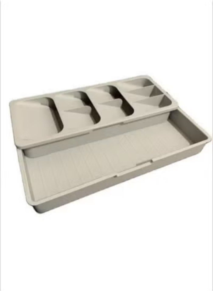 Retractable cutlery and chopsticks storage box kitchen drawer organizer cutlery divider storage rack storage rack - Image 2