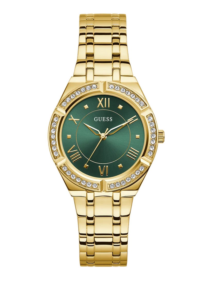 GUESS Cosmo Ladies Analog Gold Tone Stainless Steel Watch GW0033L8 - 36mm  - Image 1