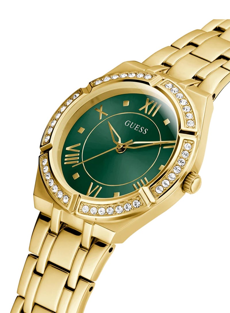 GUESS Cosmo Ladies Analog Gold Tone Stainless Steel Watch GW0033L8 - 36mm  - Image 2