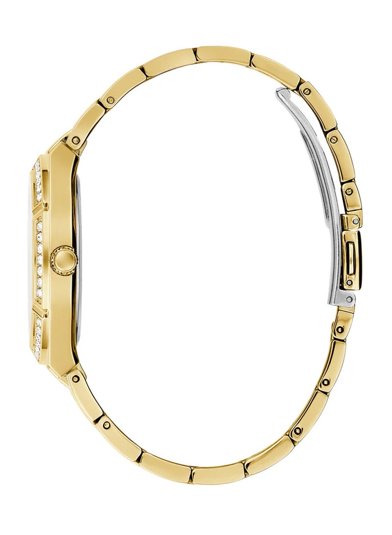 GUESS Cosmo Ladies Analog Gold Tone Stainless Steel Watch GW0033L8 - 36mm  - Image 3