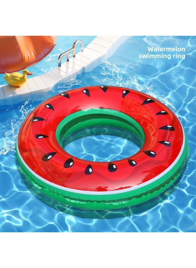 Swimming Ring Children's Thickened Cartoon Floating Ring Boys And Girls Underarm Ring Adult Children Swimming Ring Life Ring Swimming Equipment-Outer Diameter After Inflation:80#(suitable For Within