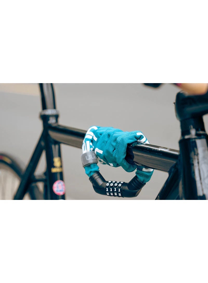 أولاك قفل سلسلة فولاذية رقمي أولاك ستريت فايتر  أزرق مخضر (تيال) - Image 3