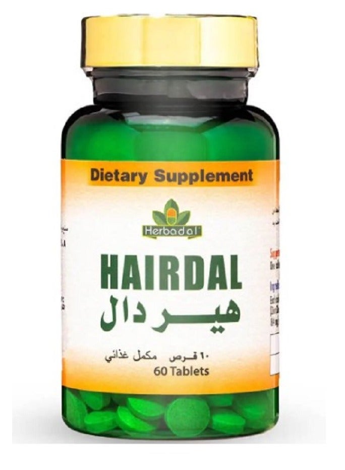 Herbadal Hairdal Dietary Supplement for hair 60 tablets - Image 1