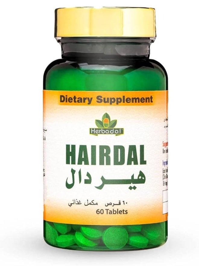 Herbadal Hairdal Dietary Supplement for hair 60 tablets - Image 3