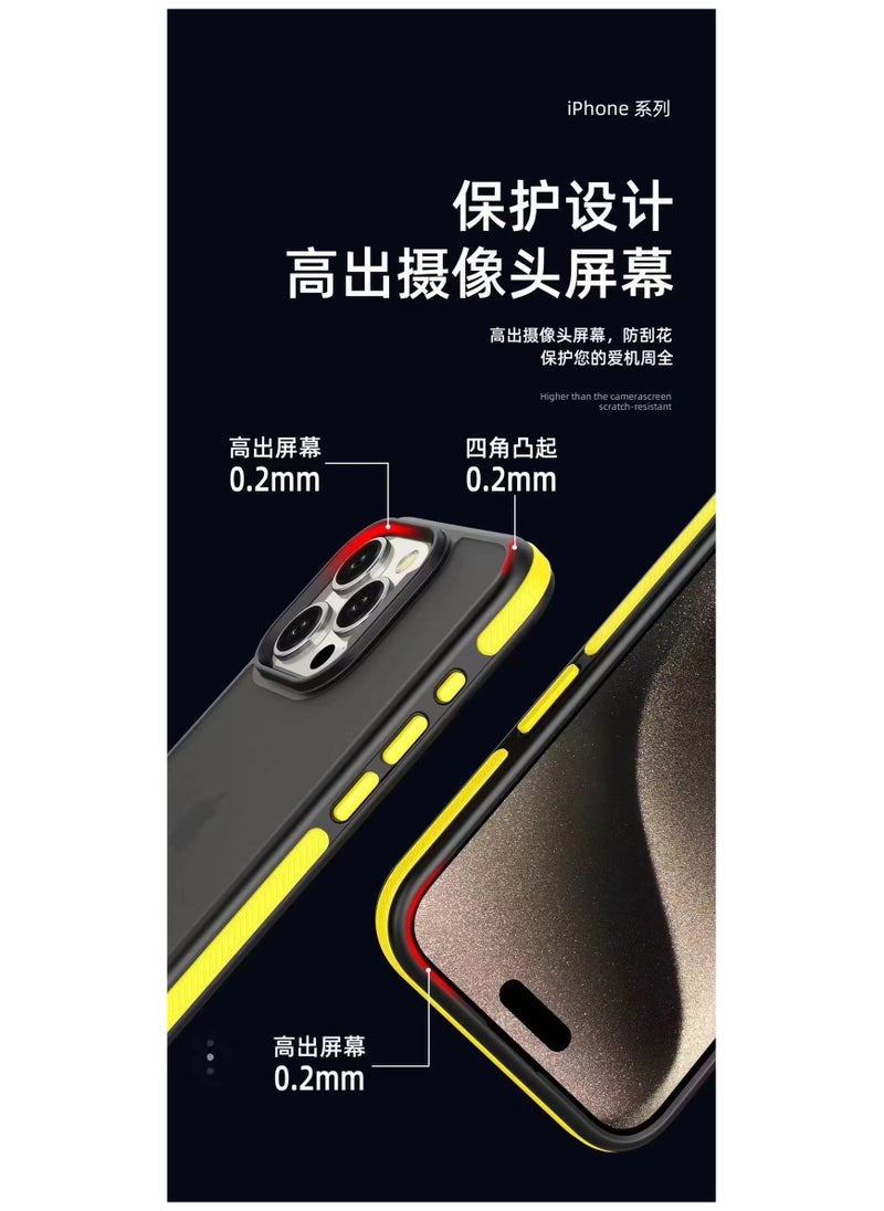 A back cover with a matte texture a delicate colored frame shock protection and protection for the camera from breakage For Iphone 12 (Red)