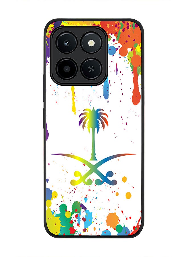 For Honor X6c Case,Slim fit Camera Protection, Shockproof Thin Phone cover  - Colorful Saudi