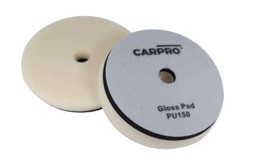 CARPRO Gloss Pad - Extreme High Gloss, Made of Unique Japanese Open Cell Polyurethane Foam, Beveled Profile, Both Dual Action and Rotary Machines - 6" (Pack of 1) - Image 1