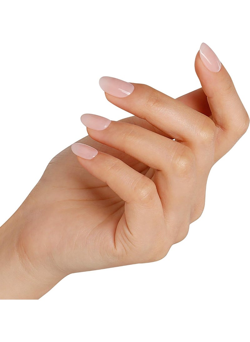 بلو سكاي طلاء أظافر جل Bare Lingerie 80564 أحمر خدود فرنسي مانيكير فرنسي وردي باهت يدوم طويلاً مقاوم للتقشر 10 مل يتطلب التجفيف تحت مصباح LED بالأشعة فوق البنفسجية - Image 4