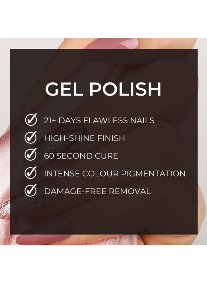 بلو سكاي طلاء أظافر جل Bare Lingerie 80564 أحمر خدود فرنسي مانيكير فرنسي وردي باهت يدوم طويلاً مقاوم للتقشر 10 مل يتطلب التجفيف تحت مصباح LED بالأشعة فوق البنفسجية - Image 3