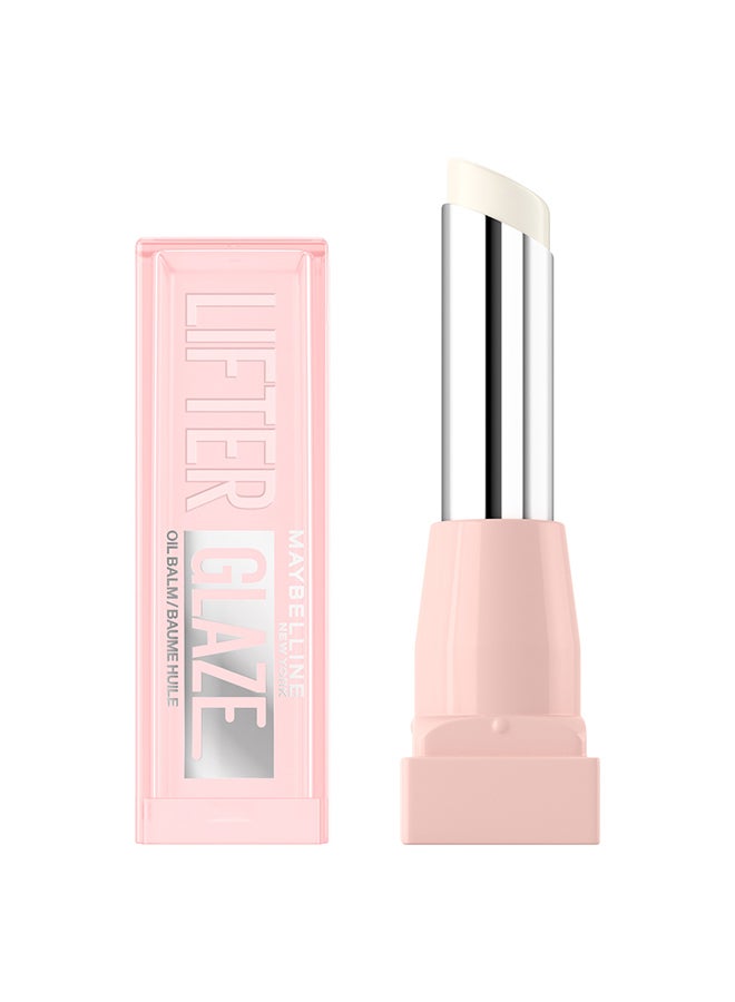 Maybelline New York Lifter Glaze Oil Balm, Hydrating Oil Balm With Hyaluronic Acid, Up to 24H Hydration, Clear Crave 001 - Image 1