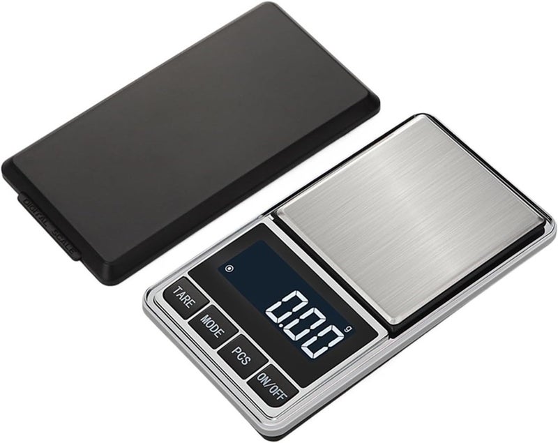 0.01g Jewelry Scale for Diamond Gold Mini Digital Scale High Accuracy Gram Scale Kitchen Electronic Scale Portable Pocket Scale(1pcs 200g) - Image 1