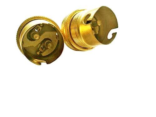 Homenique Brass B22 Lamp HolderSet of 2 - Image 3
