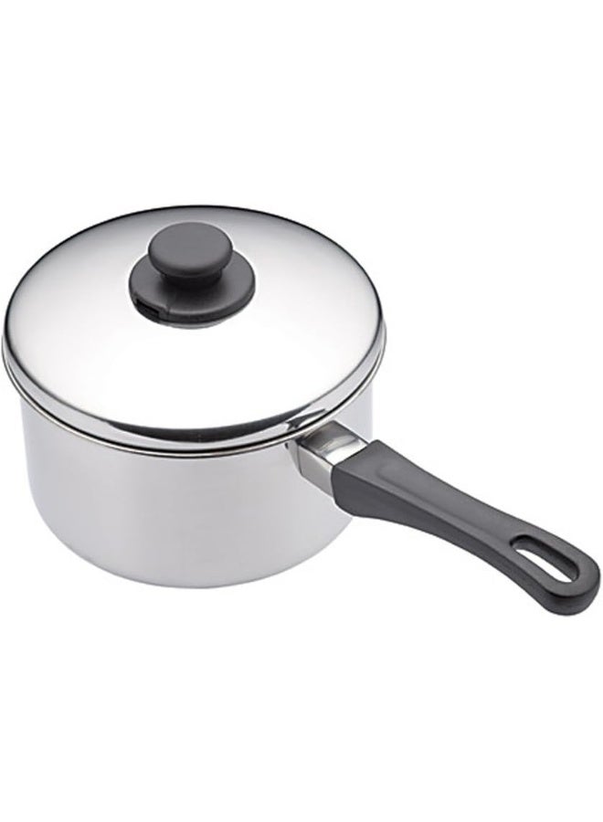 KitchenCraft Stainless Steel Extra Deep Saucepan And Lid 19Cm, Tagged And Boxed - Image 1