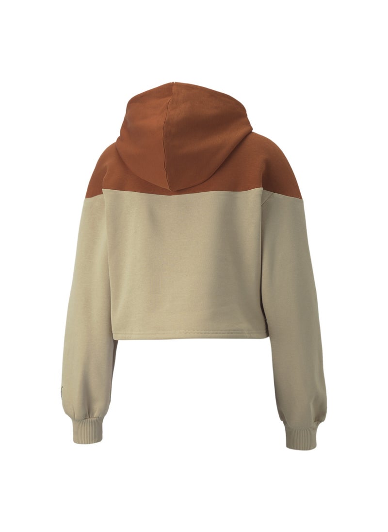 بوما - هودي We Are Legends Cropped Quarter-zip للنساء - Image 1