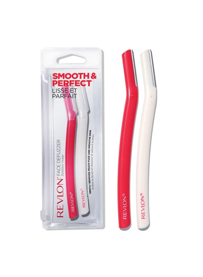 Revlon Dermaplaning Tool Facial Razor & Hair Removal Tool High Precision Bladesmooth & Even Skin Stainless Steel (Pack Of 2) - Image 1