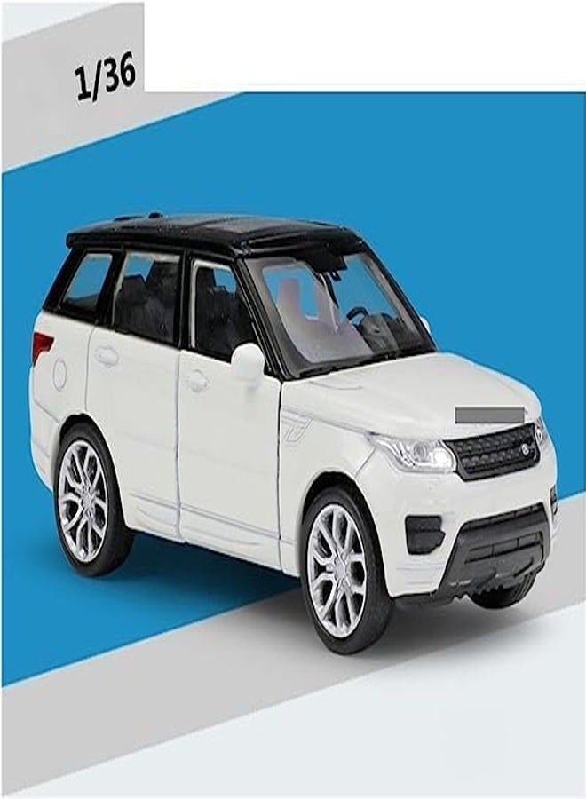 Land Rover Range Rover Sport SUV Pull Back Model Car Metal Alloy Model Car 1:36 Scale Scale Model (Color : 1 White) - Image 2
