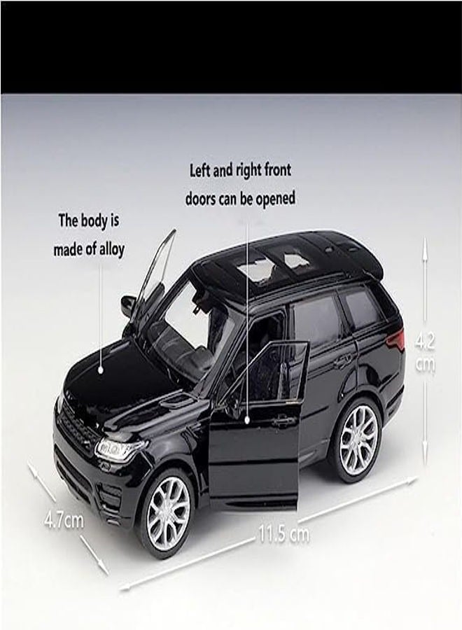 Land Rover Range Rover Sport SUV Pull Back Model Car Metal Alloy Model Car 1:36 Scale Scale Model (Color : 1 White) - Image 4