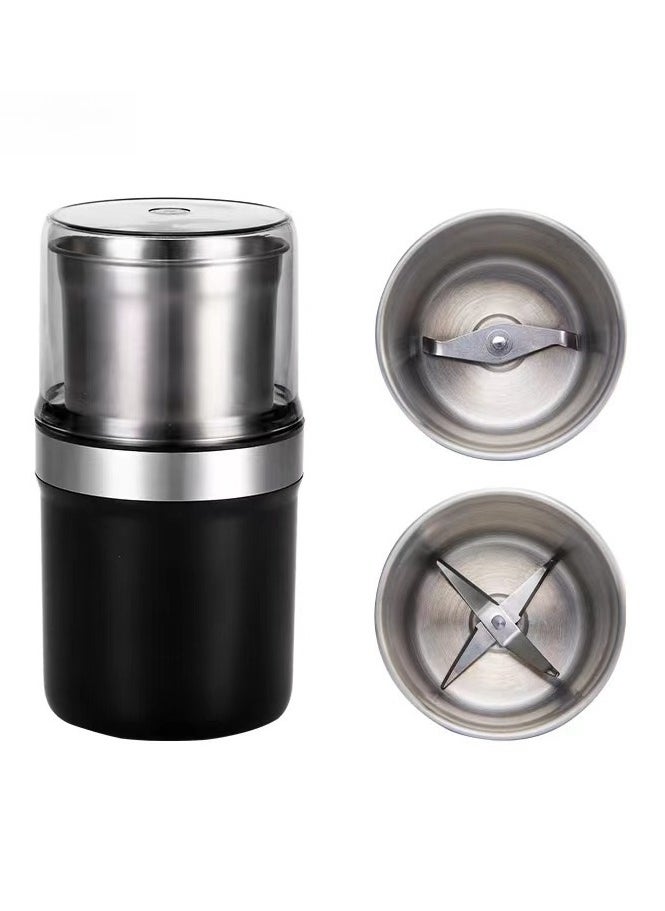 Portable 2-in-1 Electric Coffee and Spice Grinder | Wet & Dry Multi-Use with 2 Removable Stainless Steel Bowls - pzsku/Z4C199F29177F4DBC4035Z/45/_/1729155422/a903868e-da7c-4822-95e9-7e996e7c4daa