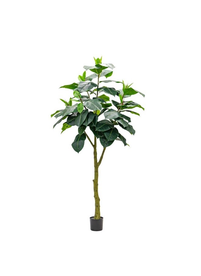 HRT WALL Artificial Ficus Elastica Abidjan 240cm - green 