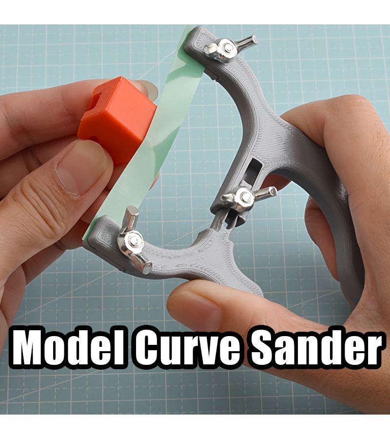 One Compact Surface Refining Grinding Tools with Dual Grip Design for Modeling and Craft - Image 1