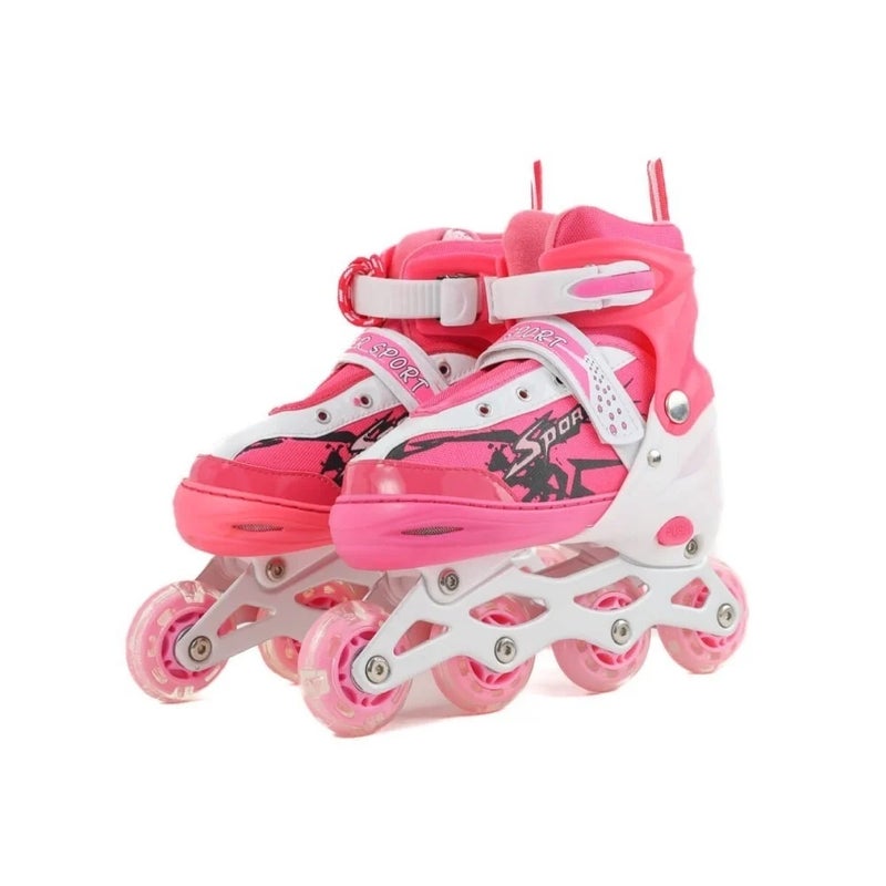 Sports Skate Shoes Medium Size (35-38) - Pink - 4002M