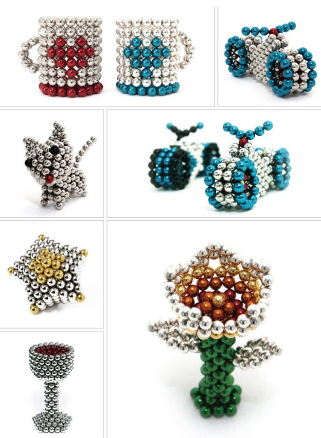 Magnetic DIY Beads 5MM1000 Silver + Iron Box  - Image 3