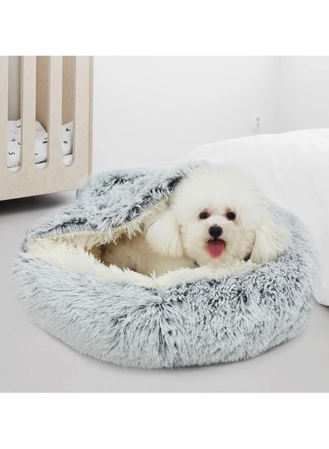 Moro Moro Plush Dog & Cat Bed with Blanket – Ultra-Soft & Cozy Sleeping Nest  - Image 3