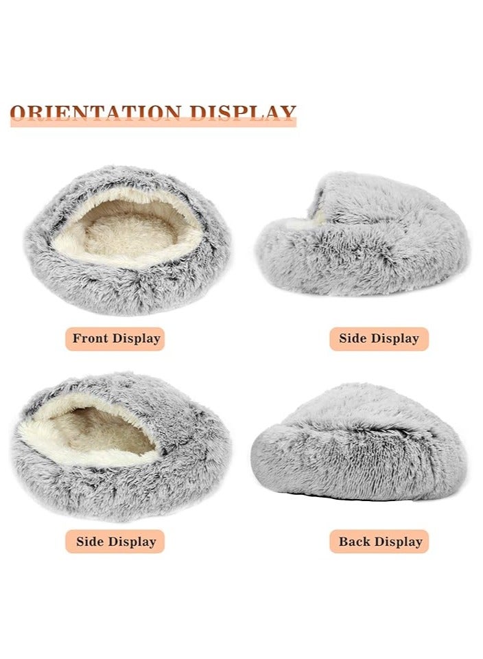 Moro Moro Plush Dog & Cat Bed with Blanket – Ultra-Soft & Cozy Sleeping Nest  - Image 4