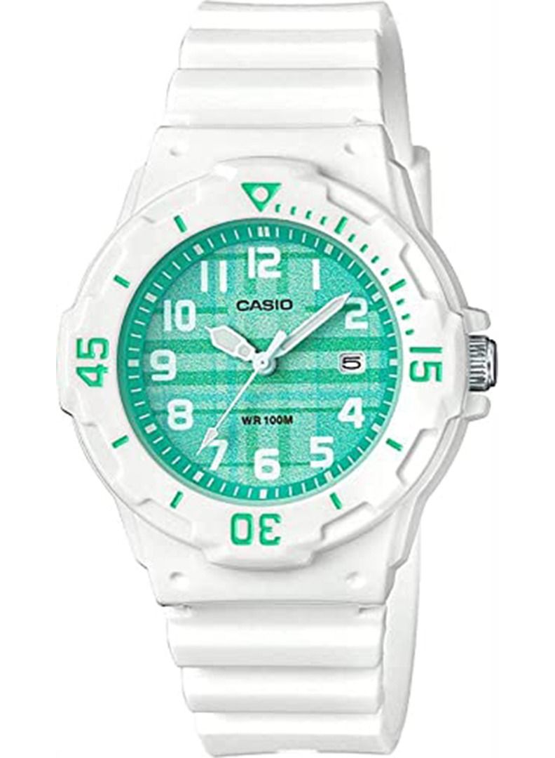 Casio Womens Quartz Watch, Analog Display and Resin Strap LRW-200H-3CVDF - Image 1