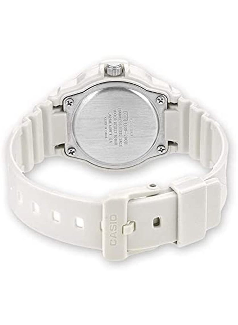 Casio Womens Quartz Watch, Analog Display and Resin Strap LRW-200H-3CVDF - Image 2