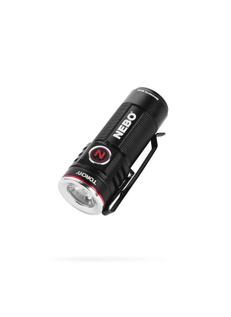 NEBO NEBO Torchy 1,000-Lumen Pocket Flashlight, LED Rechargeable Flashlight For EDC, Camping, Hunting, Hiking With 5 Light Modes, Water and Impact Resistant, Power Memory Recall, Removable Clip, Black  - Image 1
