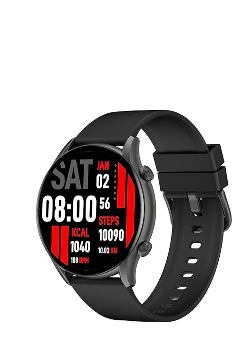 KIESLECT - KIESLECT Calling Smart Watch Leather Black - Image 1