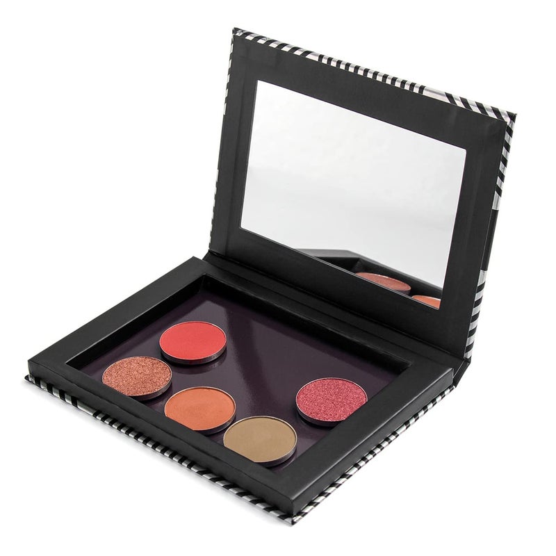TUOKING Makeup Magnetic Palette with Mirror and 20Pcs Metal Stickers Empty Storage Palette for Eyeshadow Powder Highlighter - Image 2