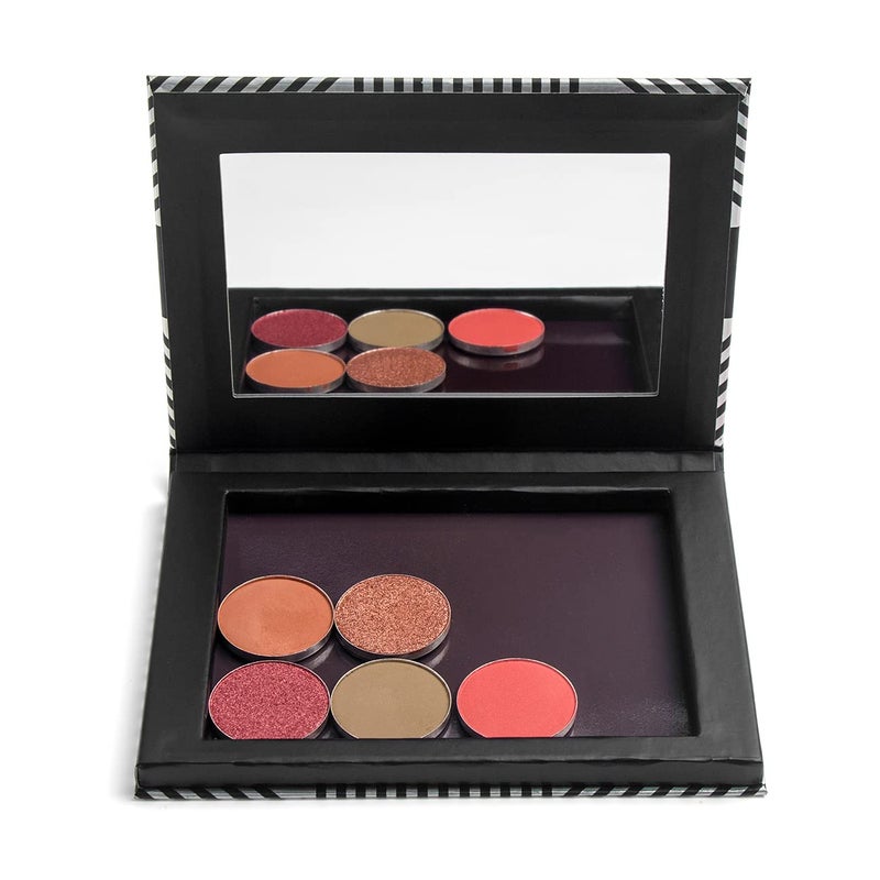 TUOKING Makeup Magnetic Palette with Mirror and 20Pcs Metal Stickers Empty Storage Palette for Eyeshadow Powder Highlighter - Image 4