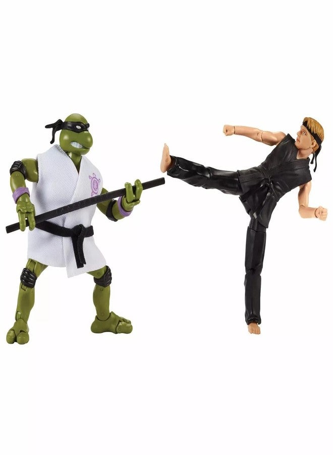 PlayMates TMNT X Cobra Kai Donatello VS Johnny Lawrence AF 2PK - Image 2